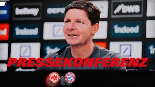 "Brauchen einen Sahnetag" I Pressekonferenz vor Eintracht - Bayern