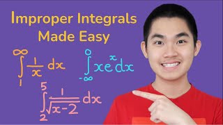 Improper Integrals - Convergent or Divergent (Made Easy)