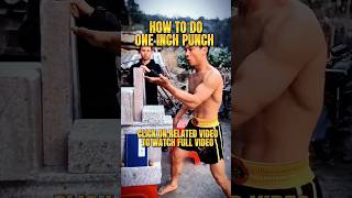 How to do One Inch Punch ✅. #shorts