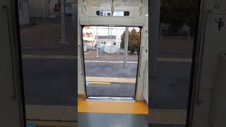 【東武佐野線】東武佐野線の堀米駅でのドア開閉!!! #鉄道 #電車 #train #在来線 #東武佐野線 #東武鉄道 #shorts #私鉄 #ドア開閉 #普通列車