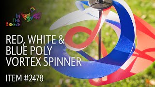 Red, White \u0026 Blue Poly Vortex Spinner | Wholesale Garden Décor | In the Breeze