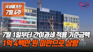 (국세매거진) 7월 1일부터 간이과세 적용 기준금액 1억 4백만 원 미만으로 상향