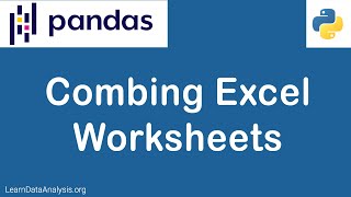 Combine Excel worksheets with 3 lines of code using pandas (in Python)
