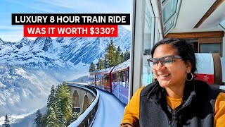 This 8 Hour Luxury Train Ride Cost Us $330 | Was The Glacier Express Worth It?