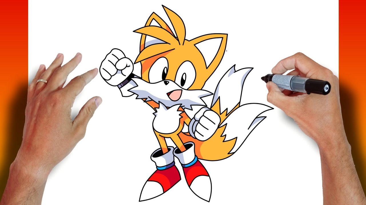 Como Desenhar O Tails Do Sonic 2 Como Dibujar A Tails De Sonic 2 Drawing Tails Sonic 2 Nbkomputer 8319