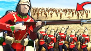 1000 Zulus Charge BRITISH LINE FORMATION in Ravenfield Anglo Zulu War