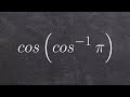 Evaluating the composition of Functions