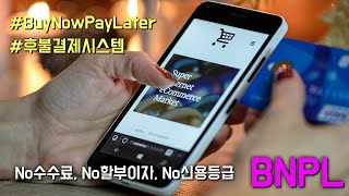 [BNPL] 오늘의 구매를 내일로 미루지 마세요!! 후불로 결제하면 되니까요 #BNPL #BuyNowPayLater #후불결제시스템