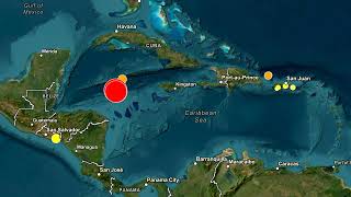 Big Earthquake Hits Carribean Sea, Hazardous Tsunami Waves Possible Within 1000km, Yellowstone Quake