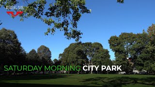 Saturday Early Morning at Trenholme Park in Montreal, Canada