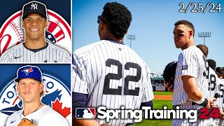 New York Yankees vs Toronto Blue Jays | Spring Training Highlights | 2/25/24
