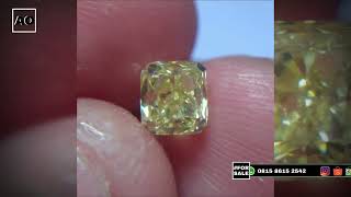 Berlian Banjar Fancy Yellow 1.02 ct Natural Diamond