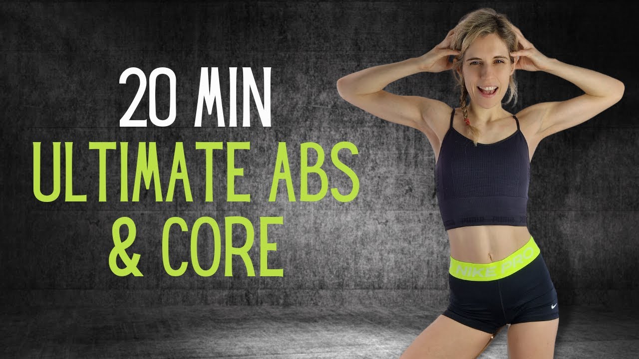 20 MINUTE ABS WORKOUT - FLOOR AB HIIT HOME WORKOUT - NO EQUIPMENT ...