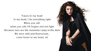 Lorde - Supercut (lyrics)