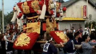 西中太鼓台　えじゃーないか　香川県　琴平町　2010年10月2日