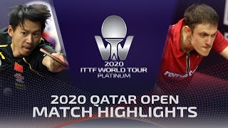 Zhou Yu vs Ovidiu Ionescu | 2020 ITTF Qatar Open Highlights (FS)