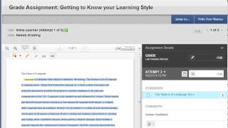 Using Inline Grading