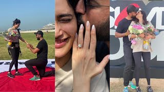 Karishma Tanna celebrates four month anniversary with Varun, Flaunts Diamond Ring in proposal video