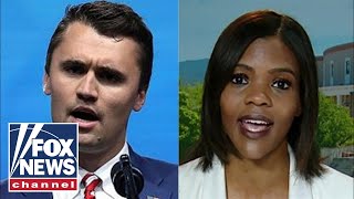 Antifa protesters accost Charlie Kirk and Candace Owens