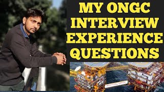 ONGC interview questions