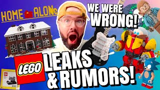 HUGE LEGO Leaks & Rumors 2021 CORRECTION! LEGO Ideas Home Alone and MUCH MORE!