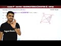 quadrilaterals mcqs part 3 class 9 maths chapter 8 cbse 2024 25