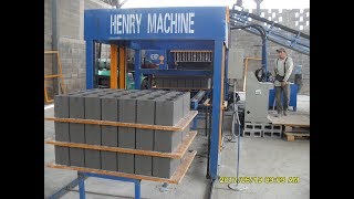 Osino QT10-15 automatic hydraulic concrete hollow block making machine in Mexico