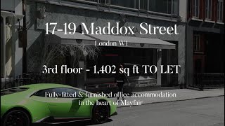 17-19 Maddox Street, London, W1 - Offices To Let