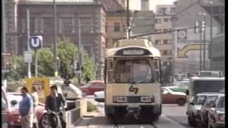 Vienna Trams in Kärntner Ring/Oper in June 1987