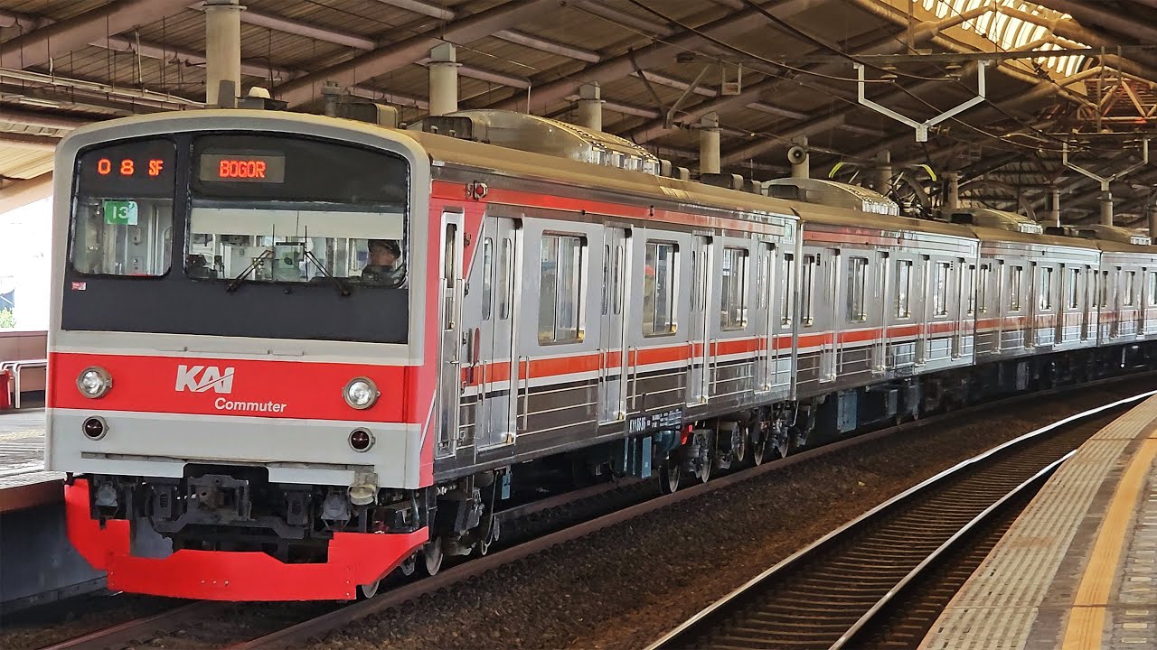 Stasiun Sawah Besar: Kompilasi KRL Commuter Line [4K] | JR 205, TM 6000 ...