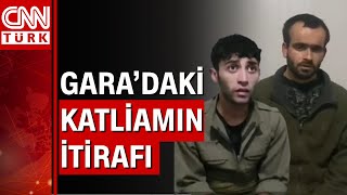 Gara'da yakalanan PKK'lı teröristler 13 şehidin infaz emrini anlattı