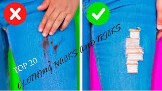 TOP 20 CLOTHING HACKS AND TRICKS THAT WILL SAVE YOUR MONEY || 2020 New || Life Hacks