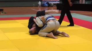 BJJ Finnish Open 2016 blue belts  94 3 kg 1 4 final Iyroslav Iunka   Antti Kinnunen