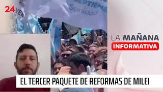"Ley Ómnibus": el tercer paquete de reformas de Javier Milei | 24 Horas TVN Chile