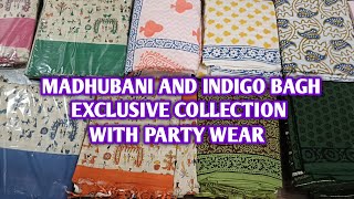 Madhubani and indigo bagh print exclusive suits