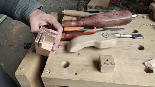 Traditional classic tenon and tenon structure