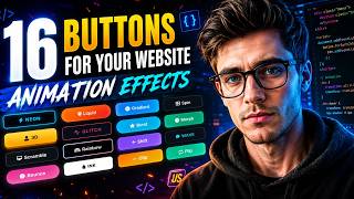 Made 16 buttons using HTML, CSS, and JS