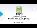 JavaScript: Array Sort and Session Handling