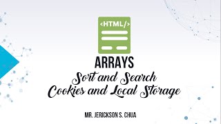 JavaScript: Array Sort and Session Handling