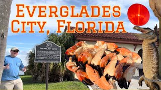 FRESH Stone Crab Claws in Historical Everglades City, Florida