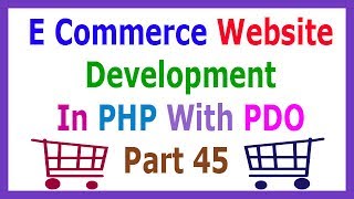 E Commerce Website Development In PHP With PDO Part 45 Design Login Form