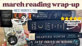MARCH READING WRAP-UP & APRIL TBR LIST (thrillers, kindle unlimited favorites) #booktube