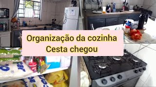 comprinhas 💕organizei minha cozinha ❤️ guardei a cesta  🙏