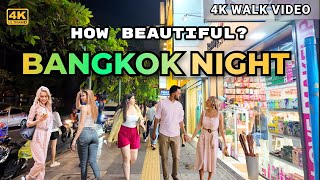 [4K HDR] 🔥 Bangkok Downtown | BTS Asok - NANA - Phloen Chit | Bangkok Street Walk