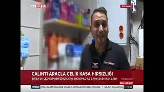 Cezaevinden İzinli Çıkan Hırsızlar Çelik Kasa Çaldı