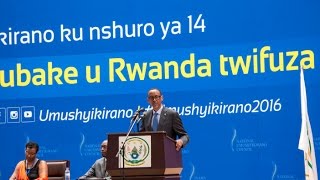 PRESIDENT KAGAME ADDRESSES UMUSHYIKIRANO 2016