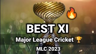 BEST XI major league cricket (MLC)| USA | Nicholas Pooran 🔥