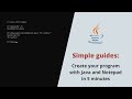 Create your first Hello World Java program in Notepad on Windows | Simple guide