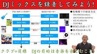 DJミックスの録音をしてみませんか？機材ごとの録音方法～ DJの面白いポイントはミックス録音！