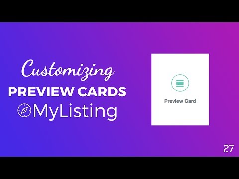 How to Change the Preview Cards Look and Add Listings to your Home Page with MyListing How to Change the Preview Cards Look and Add Listings to your Home Page with MyListing